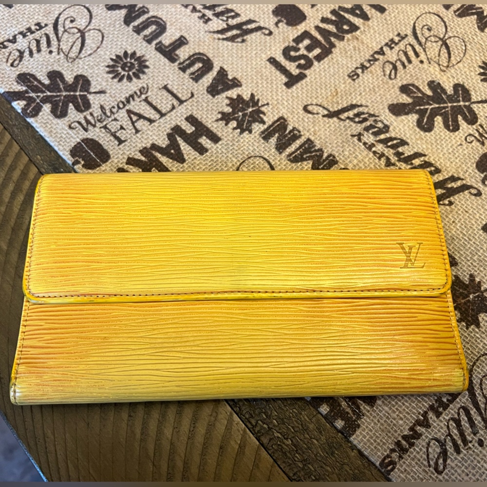 Louis Vuitton Yellow Wallet